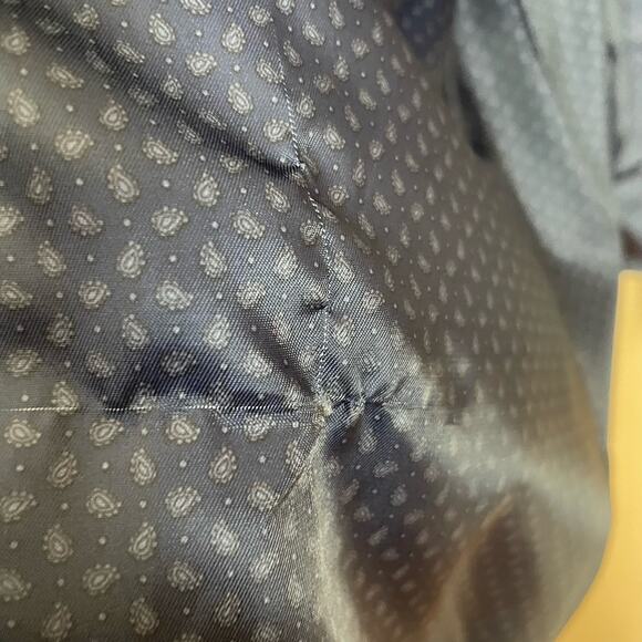 Joseph Abboud Mens 50 Regular Indigo Blue Tollegno 1900 Sport Coat Wool Blazer - Picture 13 of 15